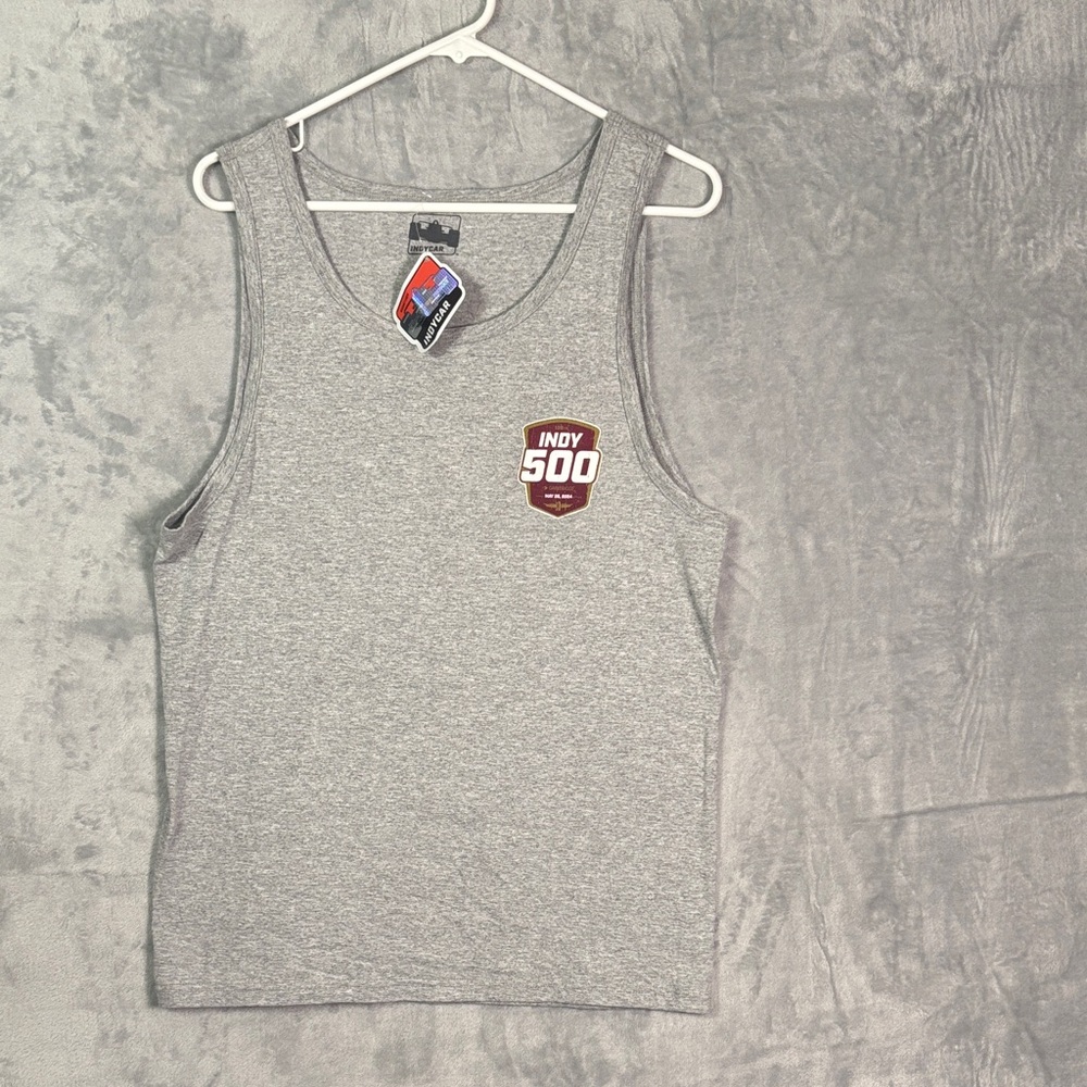 NWT New Indycar Gray Indy 500 Tank Size Small